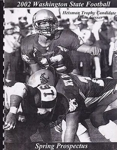 2002 Washington State Cougars Spring Football Prospectus - Picture 1 of 2