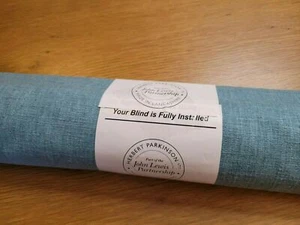 John Lewis Cotton Blend MTM W76cm x Drop 161cm Roman Blackout Blind RRP £195 - Picture 1 of 4