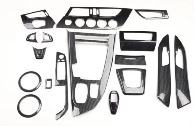 Kit de cubierta interior de auto de fibra de carbono negro de 17 piezas para BMW Z4 2009-2015 Foto 1 de 4