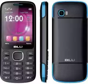 LOT 2 PHONES - BLU Jenny TV 2.8 T276T Cell Phone 1.3MP GSM Dual-SIM BLACK/BLUE - Picture 1 of 4