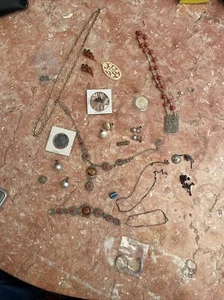 Lots of mixed costume sterling silver and other jewelry - Bild 1 von 12