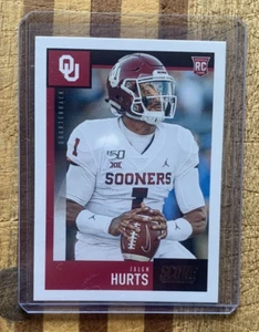 Tarjeta de novato Panini Score 2020 Jalen Hurts radiocontrol #358 - Eagles - Imagen 1 de 2