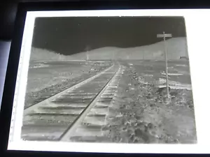 NEGATIVO DE VIDRIO DE PRINCIPIOS DE 1900, ¿WESTERN MASSACHUSETTS? PISTAS DE FERROCARRIL DESCONOCIDAS PLUS - Imagen 1 de 1