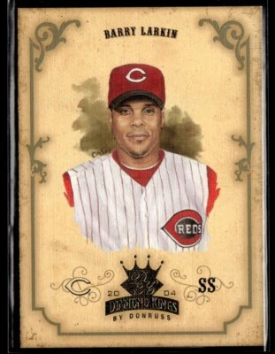 2004 Donruss Diamond Kings #138 Barry Larkin Cincinnati Reds - Image 1 of 2