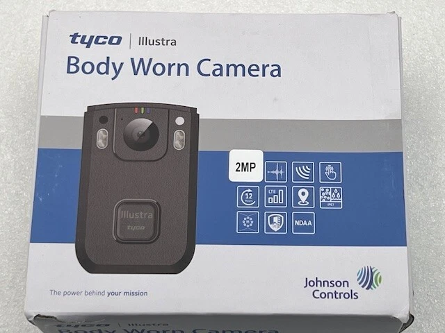 Tyco IWX2-064-4G-W2 USB-C Wifi Bluetooth Illustra Body Worn Camera New in Box - Image 1 of 4