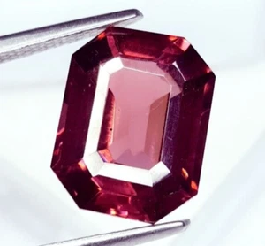 10 Ct Certified Natural Padparadscha Sapphire Loose Gemstone Octagon Cut W197 - Picture 1 of 13