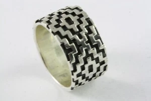 BANDRING CELTIC KELTEN BIKER 925 ECHT SILBER SILBERRING / 180 - Bild 1 von 4