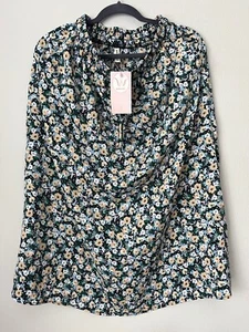 WITSMILE Flowy Skirt Midi Length Elastic High Waist A-Line Skirt with Pockets M - Picture 1 of 5