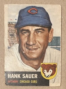 TOPPS 1953 BASEBALL CARD #111 HANK SAUER