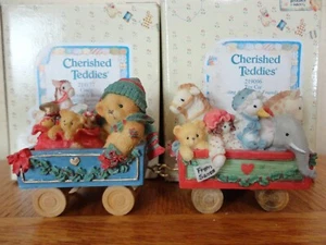 Lote De Colección De 2 Peluches Queridos Navidad Santa Express Tren CINDY & TOY CAR - Imagen 1 de 9