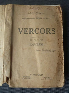 Alte Buch Vercors Mekka De France der Bräunung Stein Old Französisch Buch - Picture 1 of 4