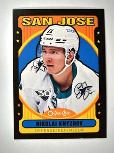 2021-22 OPC O-Pee-Chee Retro Black Border #334 Nikolai Knyzhov /100