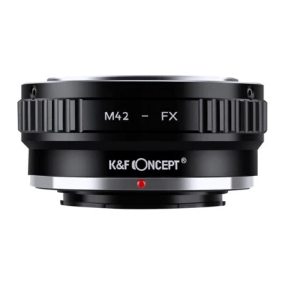 K&F Concept Adapter for M42 Screw in Mount Lens to Fujifilm X Camera X-A2 X-A3 - Image 1 of 4