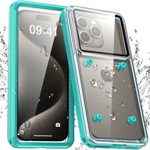 Waterproof Diving Case Cover fr iPhone 16 15 14 Pro Max Galaxy S24 S23 S22 Ultra - Picture 1 of 15