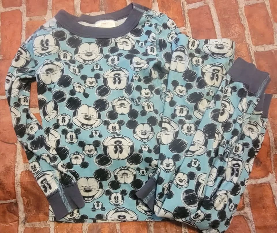 Juego de pijama de Mickey Mouse Hanna Andersson para niños talla 5 buen estado Foto 1 de 1