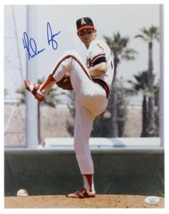 Nolan Ryan HOF Autographed 11x14 Photo California Angels JSA 182041 - Picture 1 of 3