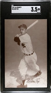 1947-66 Exponate NELSON NELLIE FOX SGC 3.5 sehr guter Zustand+! Detroit Tigers HOF - Bild 1 von 2