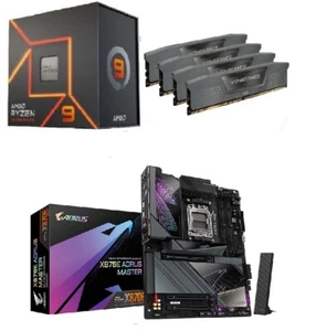 Ultra Bundle Ryzen 9 9950X3D / Gigabyte GA-X870E AORUS MASTER / 192 GB Corsair - Afbeelding 1 van 1