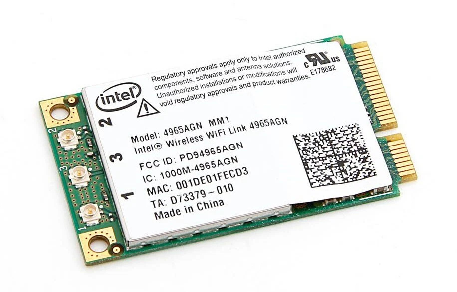 Intel 4965AGN WiFi card 802.11abgn 802.11n N Wi-Fi 4 - Image 1 of 1
