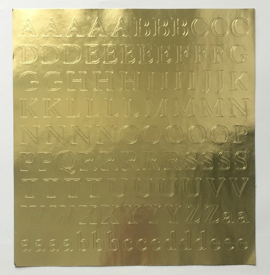 Pegatina Creative Memories GRANDE ABC/123 CLASSIC MARRÓN, BLANCO, ORO CIRUELA, PLATA Foto 1 de 1