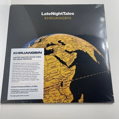 Khruangbin Late Night Tales White Vinyl Record 2 LP New Sealed Compilation - Image 1 of 4