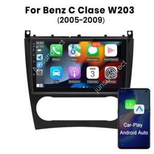 64G Android For Mercedes-Benz C Class W203 W209 GPS Car Radio CarPlay Stereo BT - Picture 1 of 12