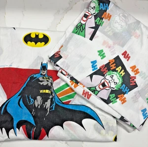Vintage Batman & Joker 2 Piece Twin Fitted & Flat Sheets 1989 DC Comics RARE - Picture 1 of 5