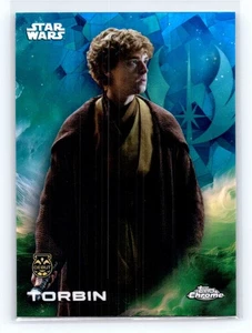 2025 Topps Chrome Sapphire Star Wars Torbin DEBUT #185 Base - Bild 1 von 2