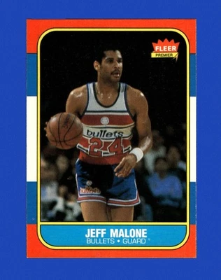 Fleer Set-Break # 67 1986-87 Jeff Malone como nuevo *GMCARDS* Foto 1 de 2