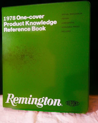 Libro de referencia de conocimiento del producto de una cubierta Remington Dealer's 1978 vintage Foto 1 de 4