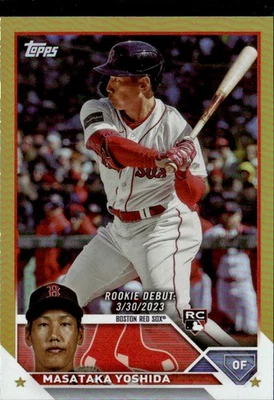 2023 Topps Update Masataka Yoshida #US5 Gold Foil - Image 1 of 2
