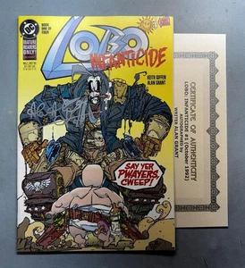 LOBO: INFANTICIDE 1 (VF/NM 9.0) 1st LOBO SONS /SIGNED BY ALAN GRANT with COA * - Picture 1 of 10
