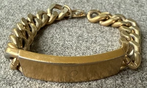 Vintage WWII ERA ID BRACELET Name Engraved "DON" Military Sweetheart Jewelry - Bild 1 von 3