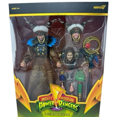 Mighty Morphin Power Rangers Super7 Ultimates Rita Repulsa 7-Inch Figure Hasbro - Image 1 of 4