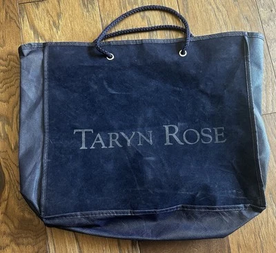 Bolso de Mano Taryn Rose Terciopelo Azul Marino Foto 1 de 3
