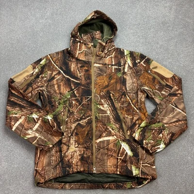 Chaqueta RealTree Para Mujer X Grande Marrón Ropa de Trabajo Camuflaje Caza Capucha Forrada Abrigo Dama* Foto 1 de 4