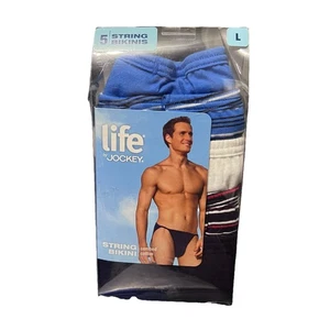 New Life by Jockey Herren 5 Stück String Bikini Slip Unterwäsche - Bild 1 von 3
