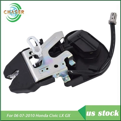 Ajuste para 06 07-2010 Honda Civic LX GX trava de porta-malas trava manual 74851-SNA-A12 - Imagem 1 de 4