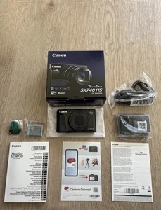 CANON PowerShot SX740 HS Lite Superzoom Compact Camera Black - Picture 1 of 14
