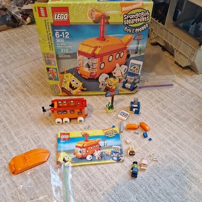Lego SpongeBob SquarePants: The Bikini Bottom Express (3830) with box and Figs! - Image 1 of 4