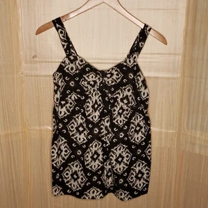 Oh Baby By Motherhood Maternity Sleeveless Southwestern Top Black Medium - Picture 1 of 6