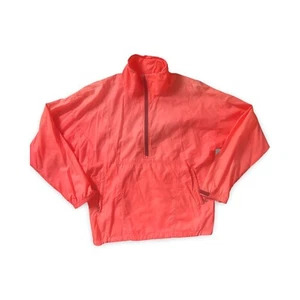 The North Face Mens Quarter Front Windbreaker Jacket Medium Pink Salmon Peach - Picture 1 of 7