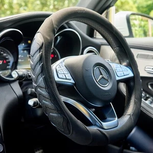 H177 Aazing Seres The Zero Car steering wheel cover Steering wheel cover Black - Picture 1 of 4