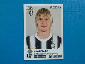 Panini Footballers 2011-12 2012 No. 235 Milos Krasic Juventus Figure