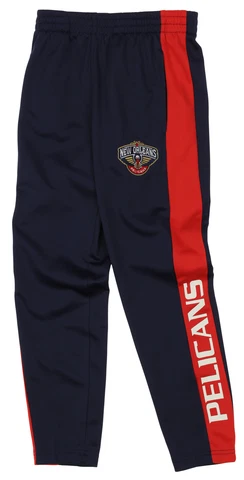 OuterStuff NBA Youth Boys Side Stripe Slim Fit Performance Pant, New Orleans Pel Cover