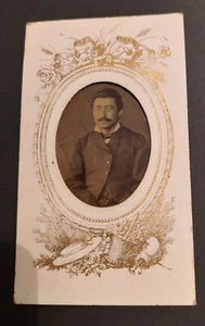 Photographie ancienne ferrotype portrait d'homme - Picture 1 of 2