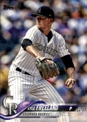 2018 Topps #586 Kyle Freeland colorado rockies - Image 1 of 2