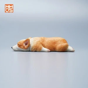 Modelo de simulación de resina animal Mr.Z 3"" MMOS Corgi durmiendo sobre su estómago perro perro perro - Imagen 1 de 14