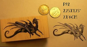 P92 Dragon rubber stamp NEW - Picture 1 of 2