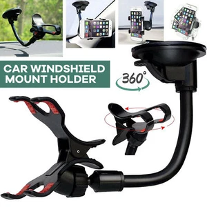 In Car Phone Holder 360° Rotatable iPhone Mobile Phone Suction Universal Mount - Picture 1 of 13